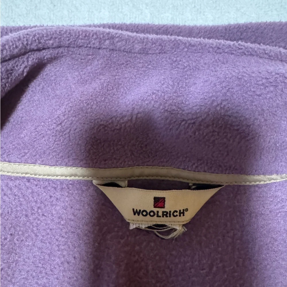 Women's Woolrich Purple Fleece Vest XXL - Picture 3 of 5